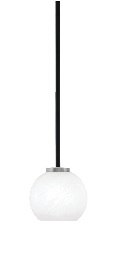 Toltec Lighting - 6201-MBGP-4101 - One Light Mini Pendant - Sandia - Matte Black & Graphite