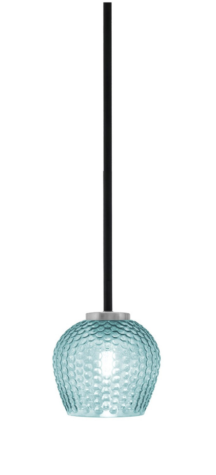 Toltec Lighting - 6201-MBGP-4605 - One Light Mini Pendant - Sandia - Matte Black & Graphite