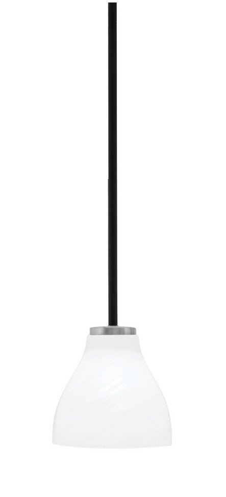 Toltec Lighting - 6201-MBGP-4761 - One Light Mini Pendant - Sandia - Matte Black & Graphite
