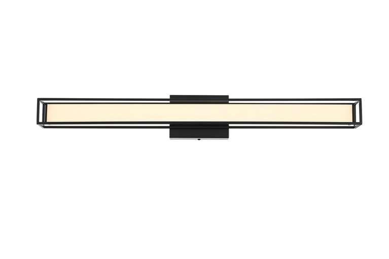 Elegant Lighting - LD301W31BK - LED Wall Sconce - Aden - Black