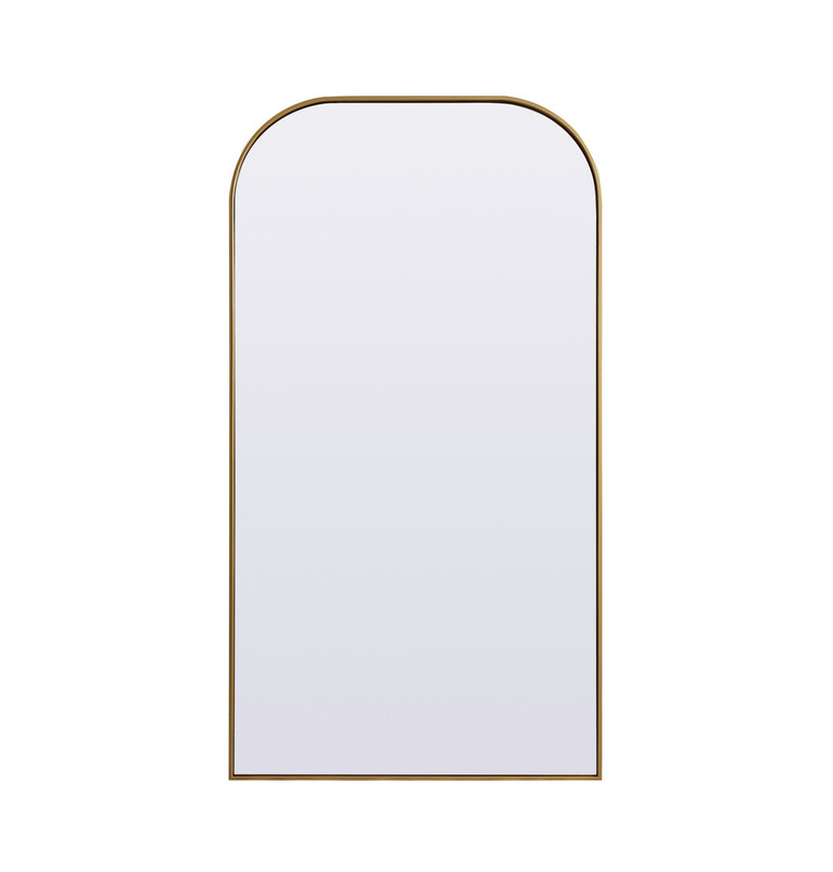 Elegant Lighting - MR1B3566BRS - Mirror - Blaire - Brass