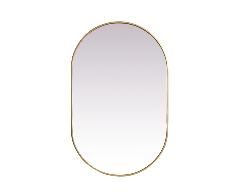 Elegant Lighting - MR2A3048BRS - Mirror - Asha - Brass
