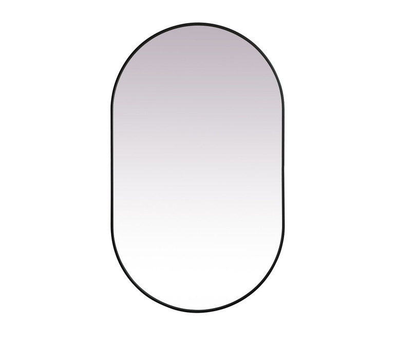 Elegant Lighting - MR2A3660BLK - Mirror - Asha - Black
