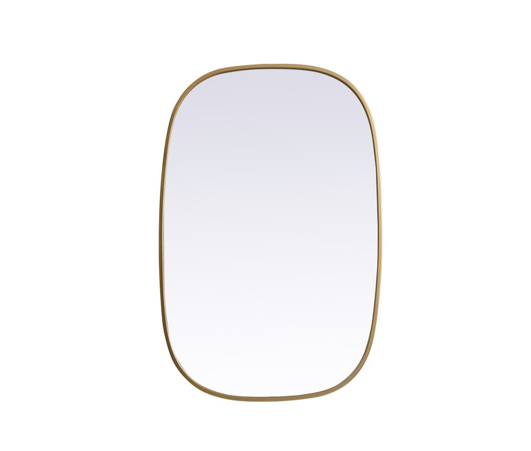 Elegant Lighting - MR2B2436BRS - Mirror - Brynn - Brass