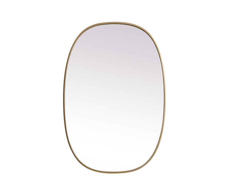 Elegant Lighting - MR2B2740BRS - Mirror - Brynn - Brass