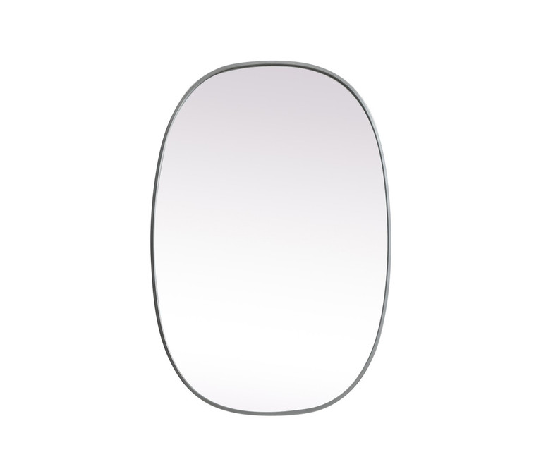 Elegant Lighting - MR2B2740SIL - Mirror - Brynn - Silver