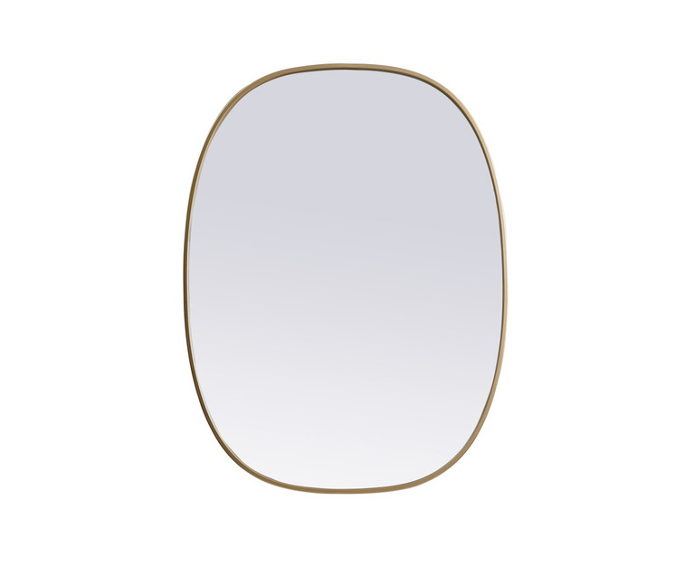 Elegant Lighting - MR2B3040BRS - Mirror - Brynn - Brass