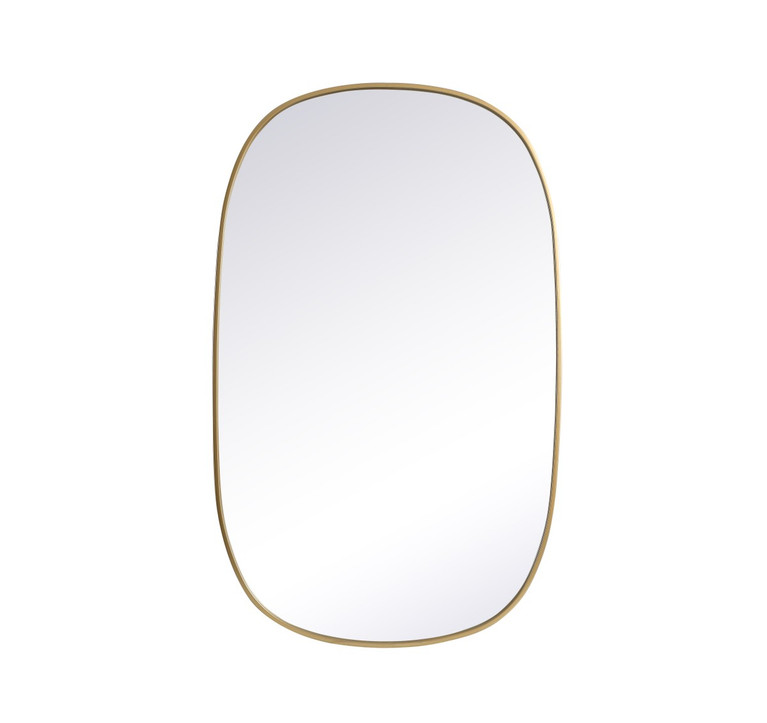 Elegant Lighting - MR2B3048BRS - Mirror - Brynn - Brass