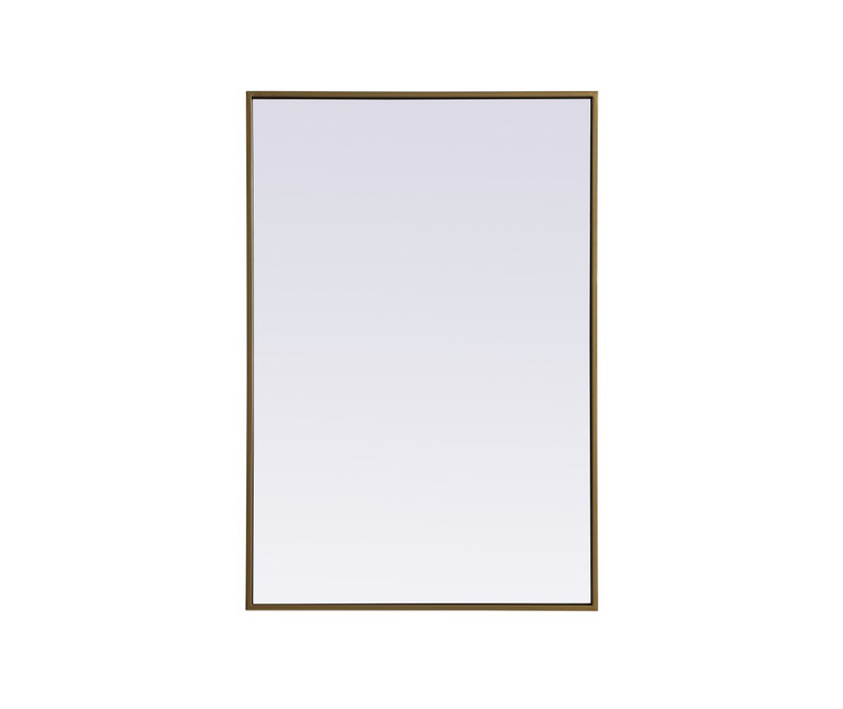 Elegant Lighting - MR42436BR - Mirror - Eternity - Brass
