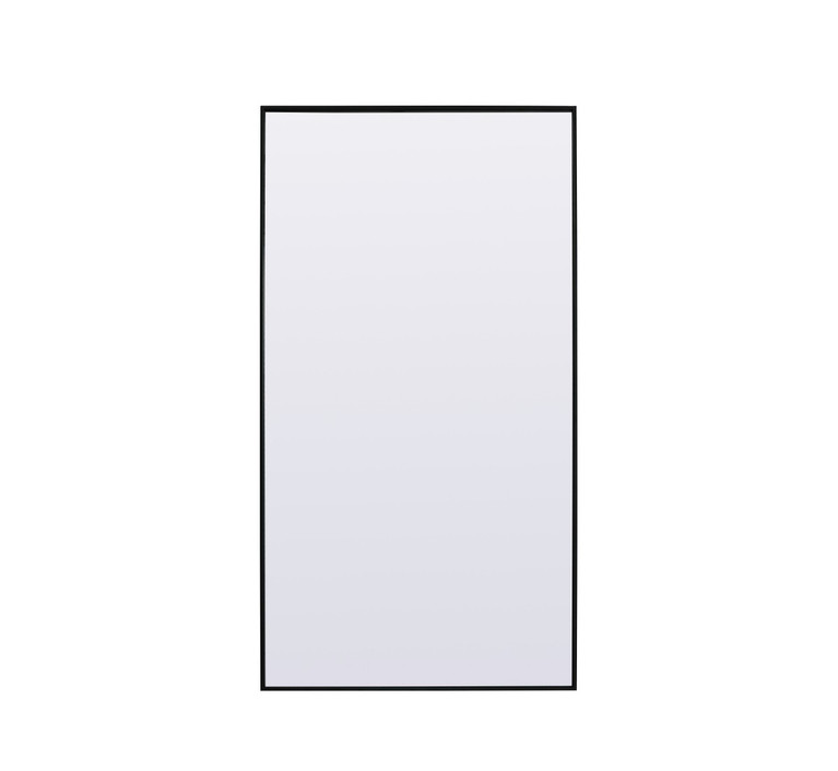 Elegant Lighting - MR4FL3672BK - Mirror - Eternity - Black