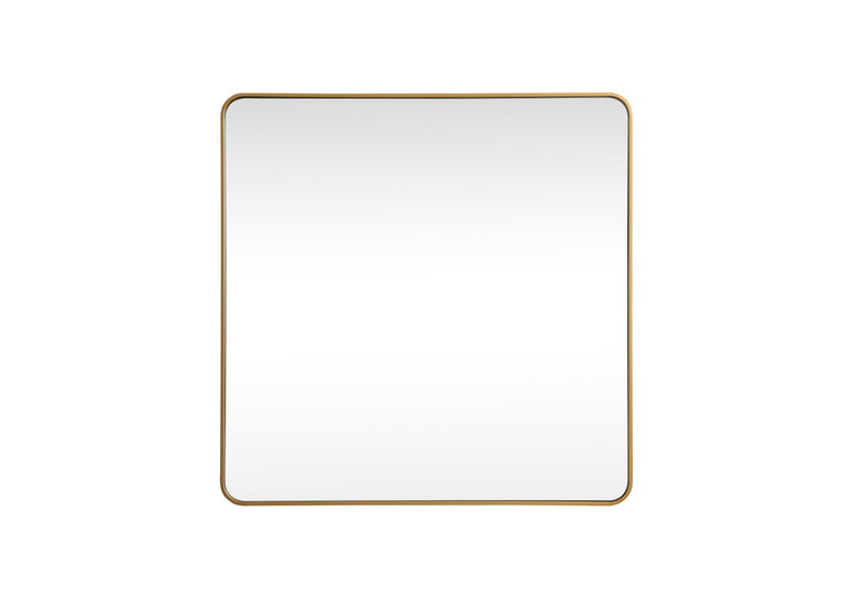 Elegant Lighting - MR804848BR - Mirror - Evermore - Brass