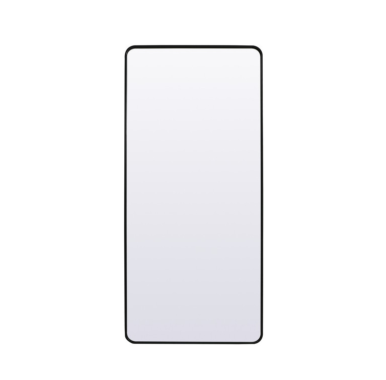 Elegant Lighting - MR80FL3272BK - Mirror - Evermore - Black