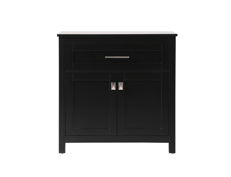 Elegant Lighting - SC013030BK - Bathroom Storage Freestanding Cabinet - Adian - Black