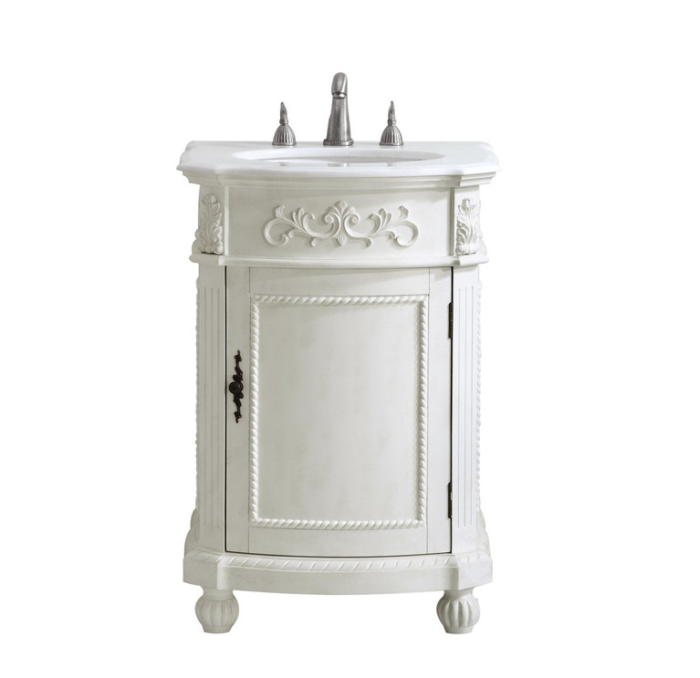 Elegant Lighting - VF-1010-VW - Single Bathroom Vanity - Danville - Antique white