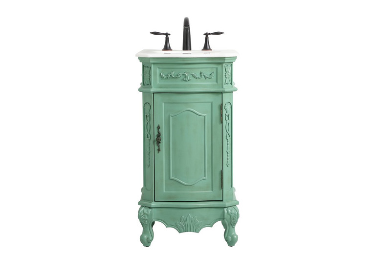 Elegant Lighting - VF10119VM-VW - Single Bathroom Vanity - Danville - Vintage mint