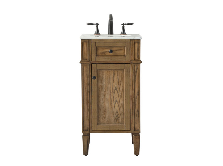Elegant Lighting - VF12518DW - Single Bathroom Vanity - Park Avenue - driftwood