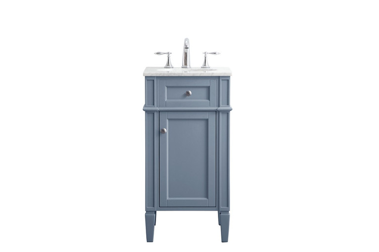 Elegant Lighting - VF12518GR - Single Bathroom Vanity Set - Park Avenue - grey