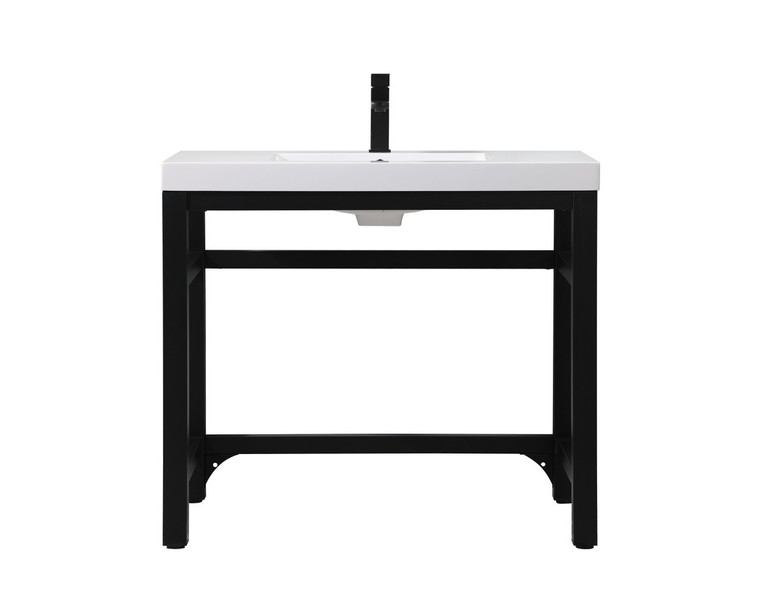 Elegant Lighting - VF14536BK - Bathroom Vanity - Raya - Black