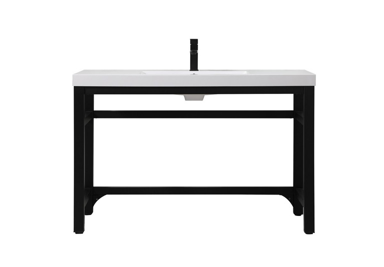 Elegant Lighting - VF14548BK - Bathroom Vanity - Raya - Black
