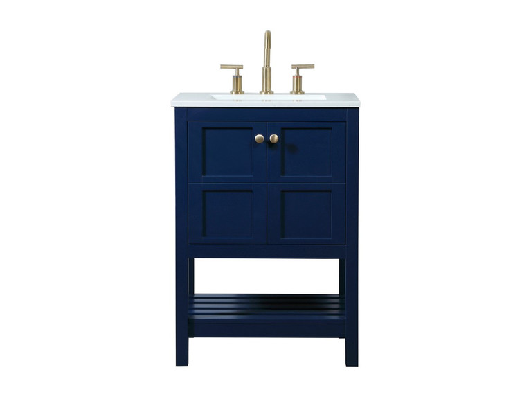 Elegant Lighting - VF16424BL - Vanity Sink Set - Theo - blue