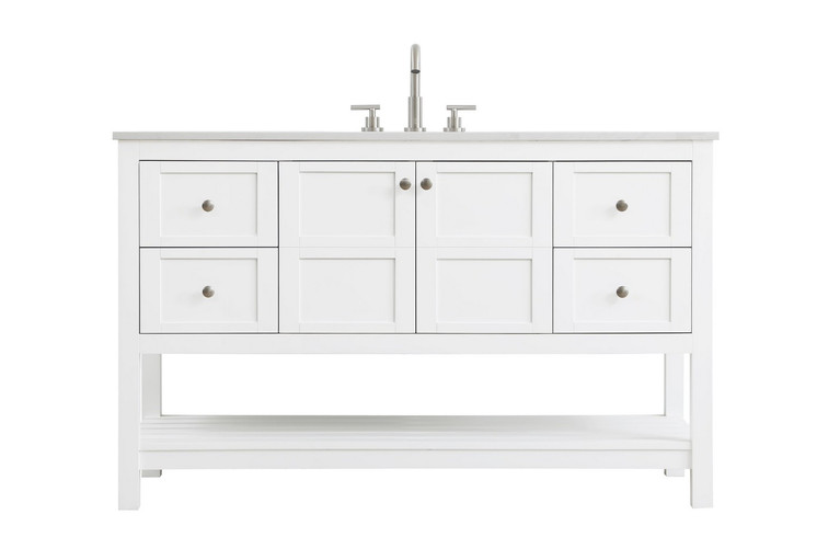 Elegant Lighting - VF16454WH - Bathroom Vanity - Theo - white