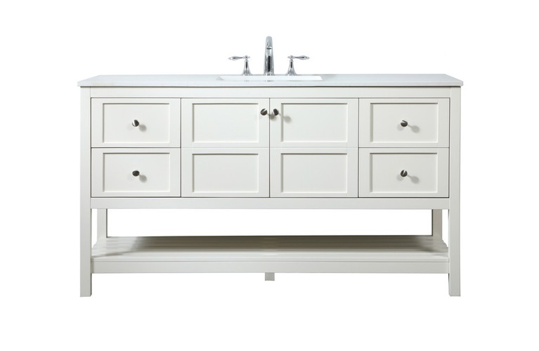 Elegant Lighting - VF16460WH - Vanity Sink Set - Theo - white