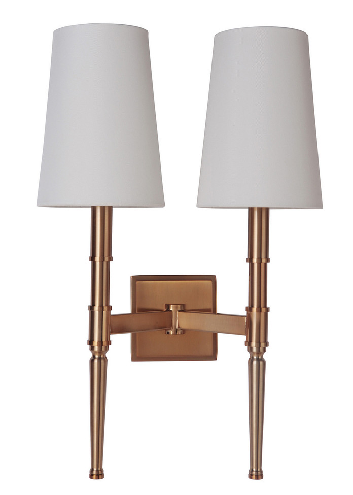 Craftmade - 44662-SB - Two Light Wall Sconce - Ella - Satin Brass