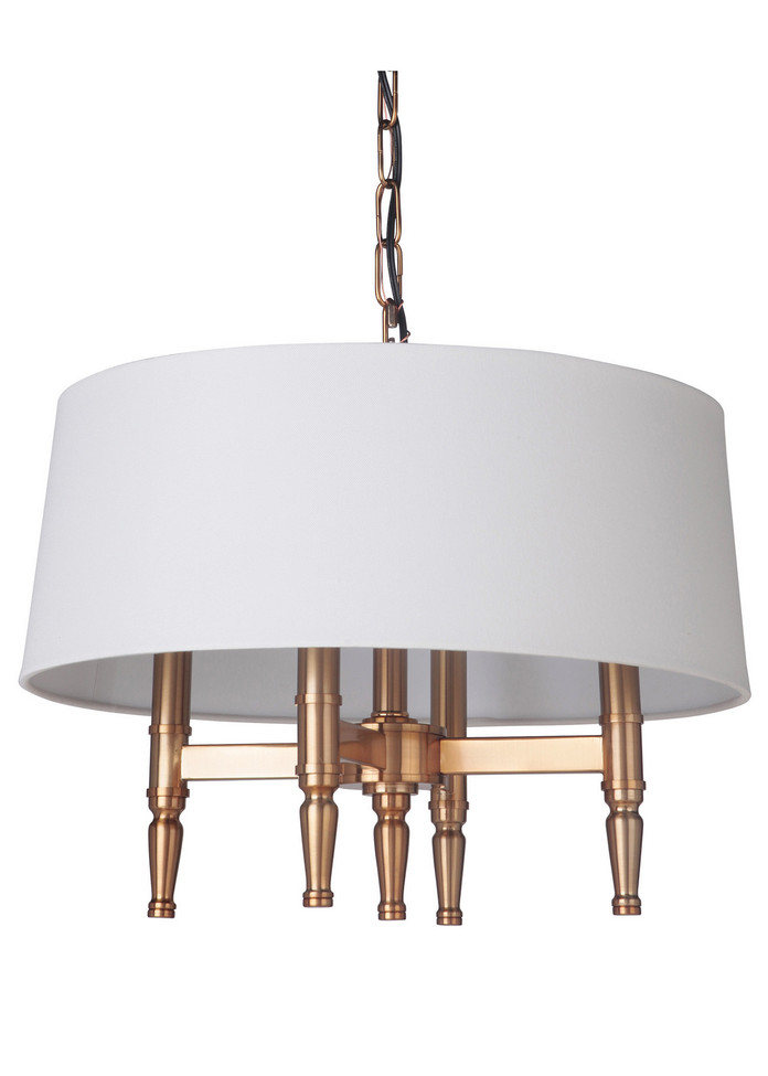 Craftmade - 44694-SB - Four Light Pendant - Ella - Satin Brass