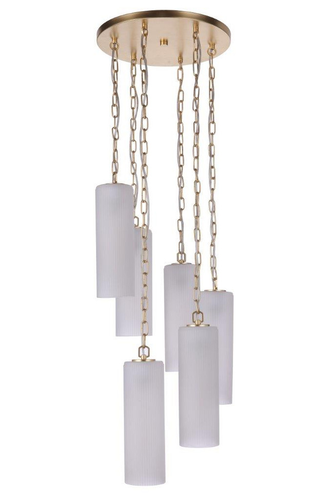 Craftmade - 57996-SNG - Six Light Pendant - Myos - Sunset Gold