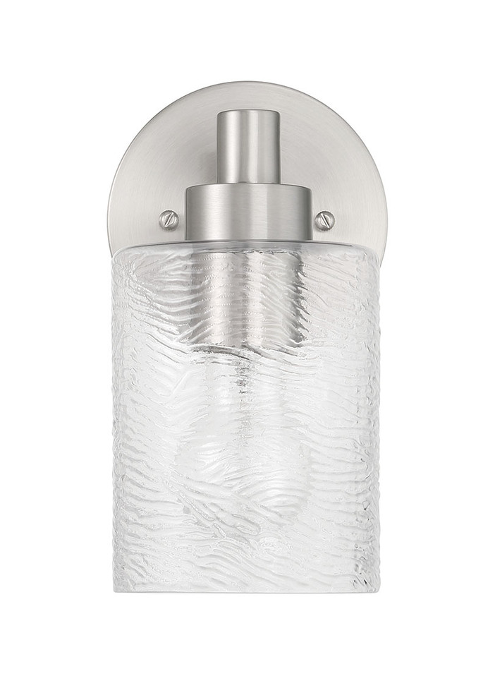 Craftmade - 60201-BNK - One Light Wall Sconce - Lyndsey - Brushed Polished Nickel