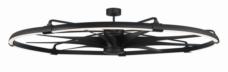 Craftmade - AXL80FB9 - 80 Ceiling Fan - Axel - Flat Black