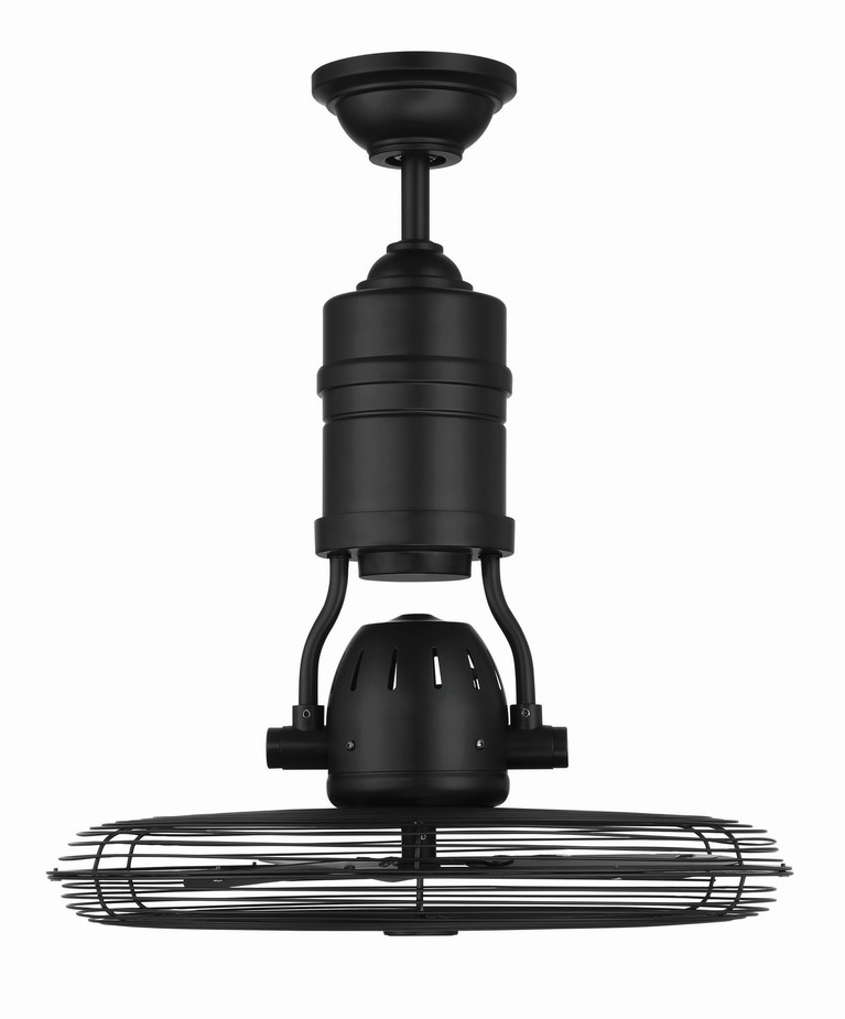 Craftmade - BW321FB3 - 18 Ceiling Fan - Bellows III Indoor/Outdoor - Flat Black