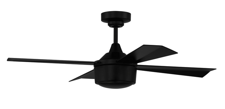 Craftmade - THO42FB4 - 42 Ceiling Fan - Theo Indoor/Outdoor - Flat Black
