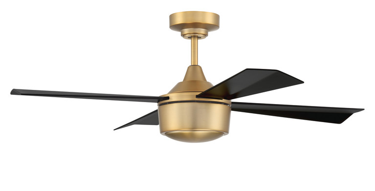Craftmade - THO42SB4 - 42 Ceiling Fan - Theo - Satin Brass