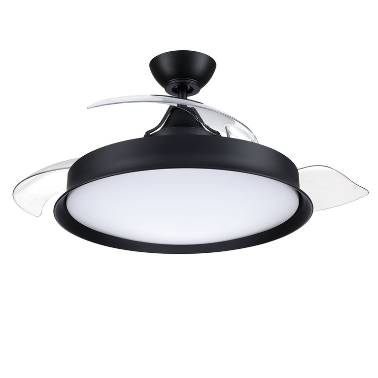 Craftmade - UN42FB3 - 42 Ceiling Fan - Union 42 Hidden Blades - Flat Black