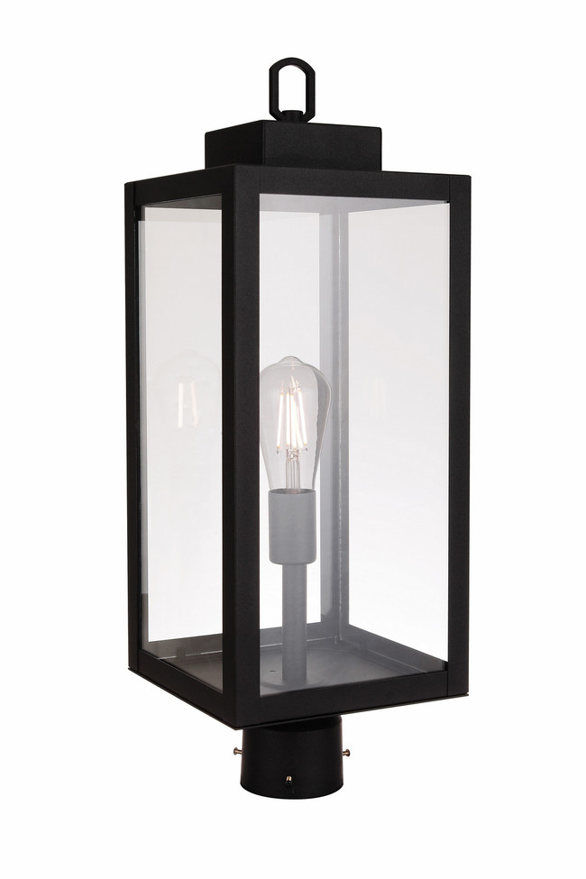 Craftmade - ZA6825-TB - One Light Outdoor Post Mount - Marin - Textured Black