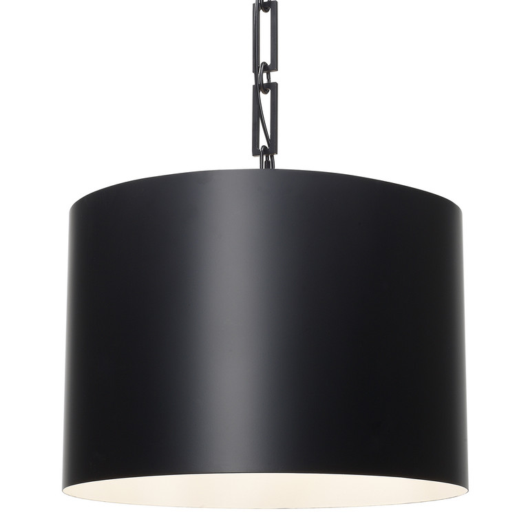 Crystorama - 8686-MK-WH - Six Light Chandelier - Alston - Matte Black + White