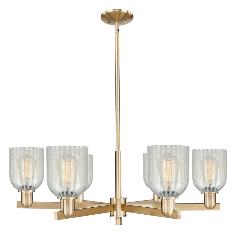 Innovations - 716-6CR-CB-G2511 - Six Light Chandelier - Arcadia - Champagne Bronze