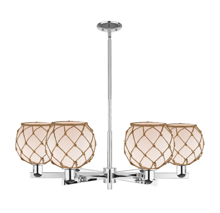 Innovations - 716-6CR-PC-G121-8RB - Six Light Chandelier - Arcadia - Polished Chrome