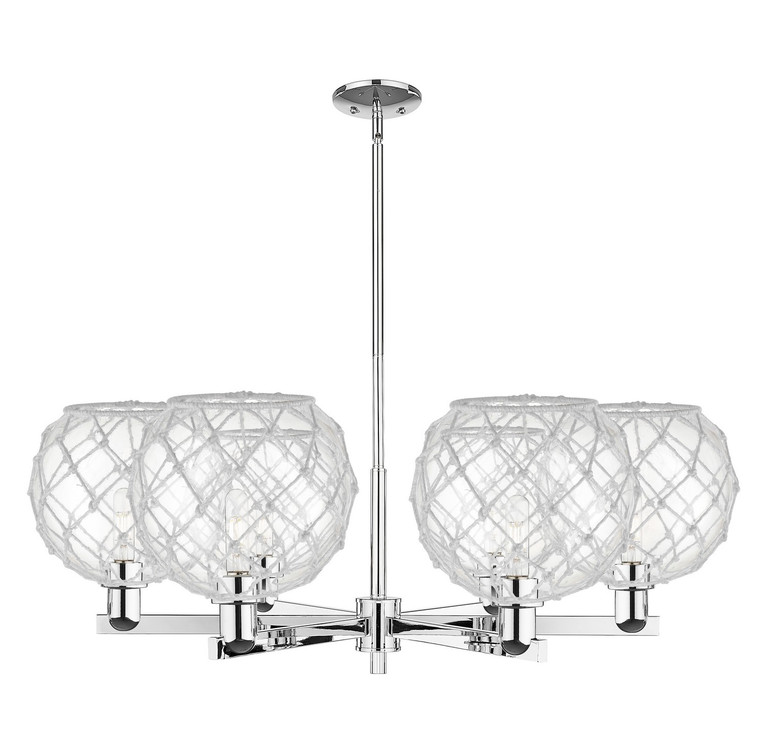 Innovations - 716-6CR-PC-G122-10RW - Six Light Chandelier - Arcadia - Polished Chrome