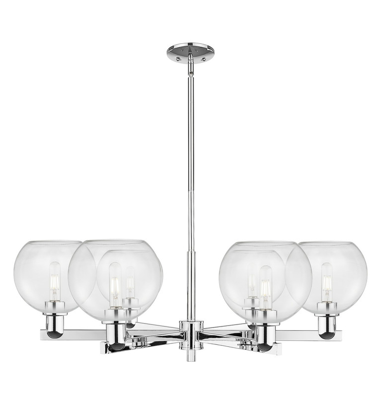 Innovations - 716-6CR-PC-G122-8 - Six Light Chandelier - Arcadia - Polished Chrome