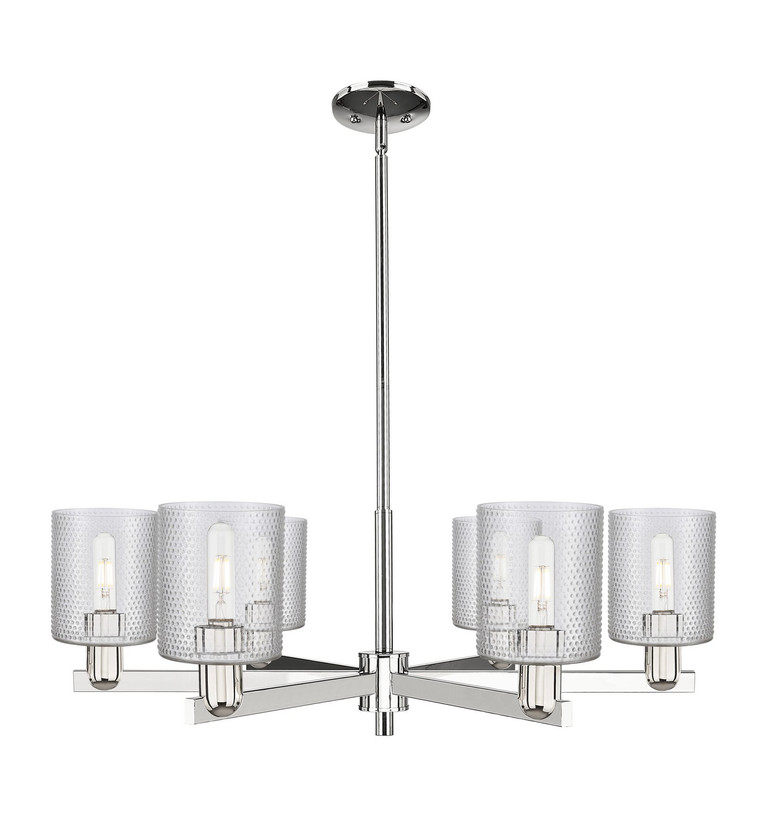 Innovations - 716-6CR-PN-G112 - Six Light Chandelier - Arcadia - Polished Nickel