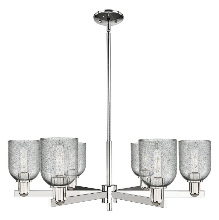 Innovations - 716-6CR-PN-G257 - Six Light Chandelier - Arcadia - Polished Nickel