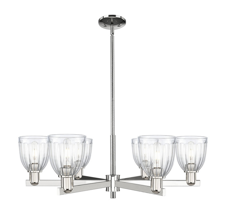 Innovations - 716-6CR-PN-G442 - Six Light Chandelier - Arcadia - Polished Nickel
