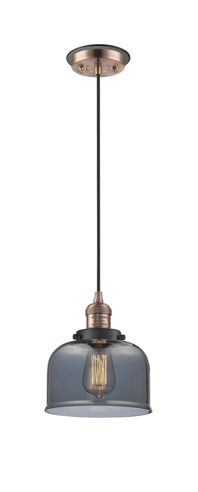 Innovations - 201CBP-ACBK-G73 - One Light Mini Pendant - Franklin Restoration - Antique Copper