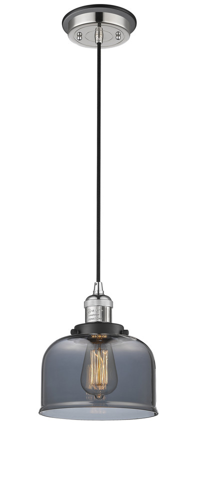 Innovations - 201CBP-PNBK-G73 - One Light Mini Pendant - Franklin Restoration - Polished Nickel