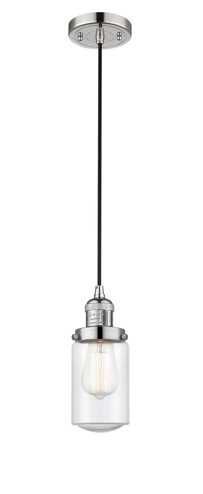 Innovations - 201C-PN-G314 - One Light Mini Pendant - Franklin Restoration - Polished Nickel
