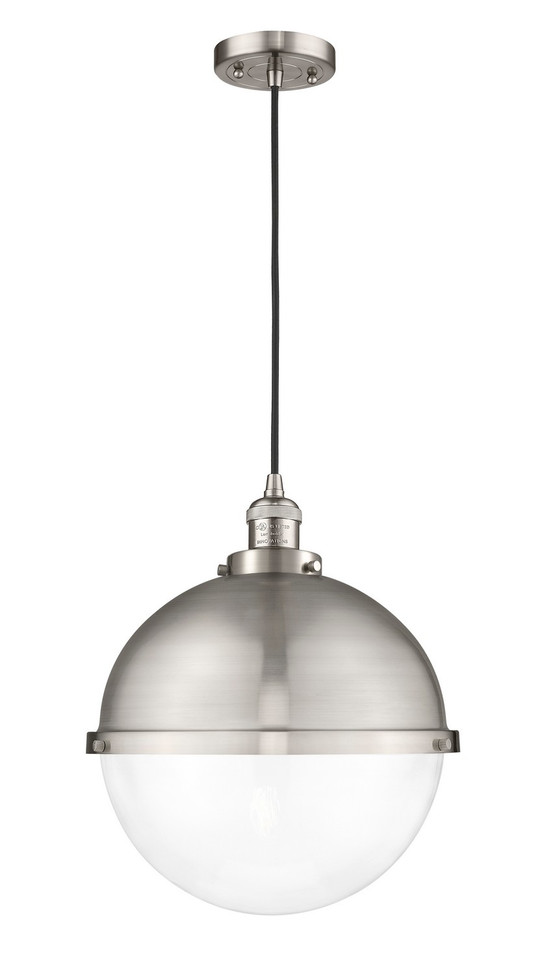 Innovations - 201C-SN-HFS-122-SN-LED - LED Pendant - Franklin Restoration - Brushed Satin Nickel