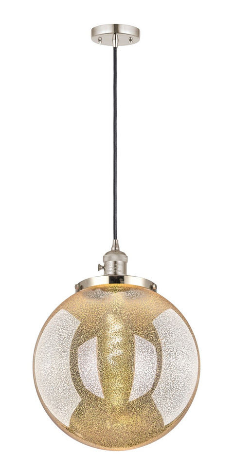 Innovations - 201CSW-PN-G208-14 - One Light Mini Pendant - Franklin Restoration - Polished Nickel