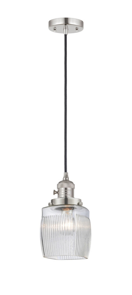 Innovations - 201CSW-PN-G302-LED - LED Mini Pendant - Franklin Restoration - Polished Nickel